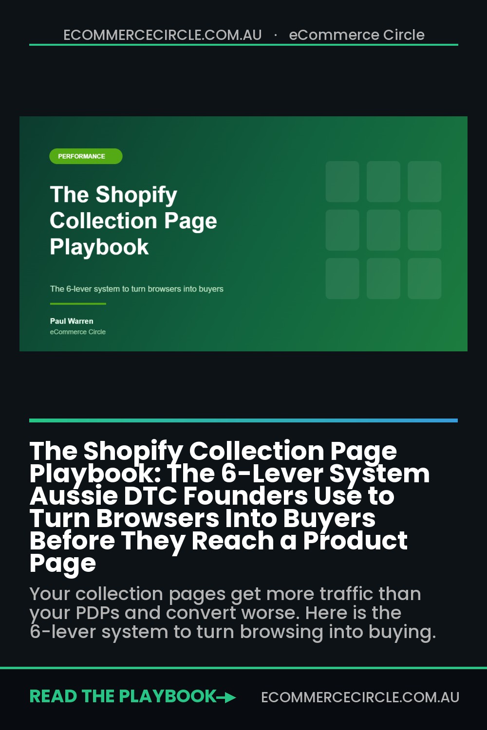 The Shopify Collection Page Playbook: The 6-Lever System Aussie DTC Founders Use to Turn Browsers Into Buyers Before They Reach a Product Page