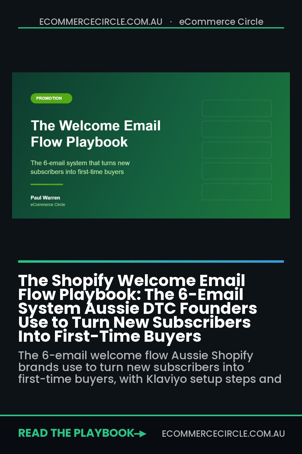 The Shopify Welcome Email Flow Playbook: The 6-Email System Aussie DTC Founders Use to Turn New Subscribers Into First-Time Buyers