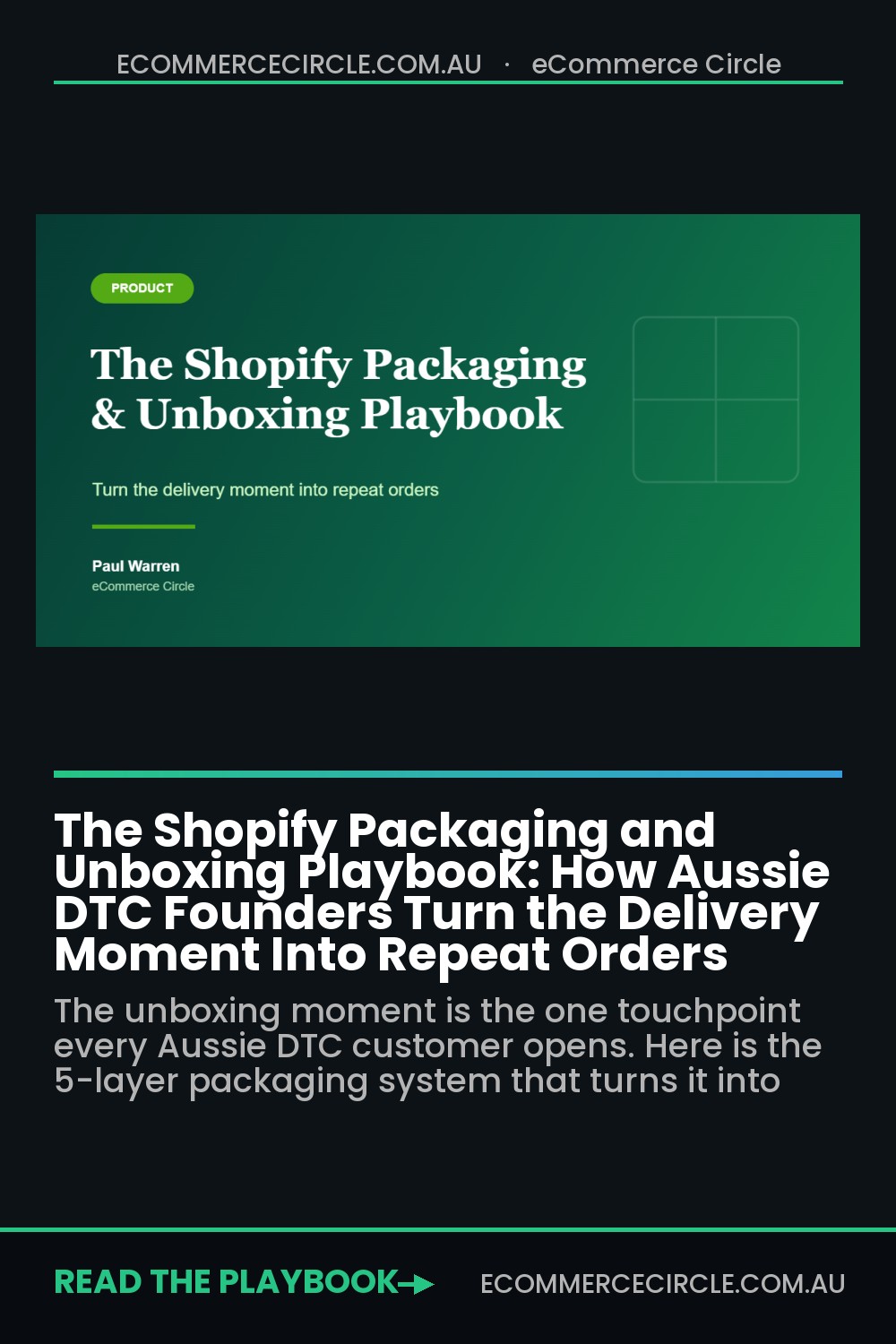 The Shopify Packaging and Unboxing Playbook: How Aussie DTC Founders Turn the Delivery Moment Into Repeat Orders