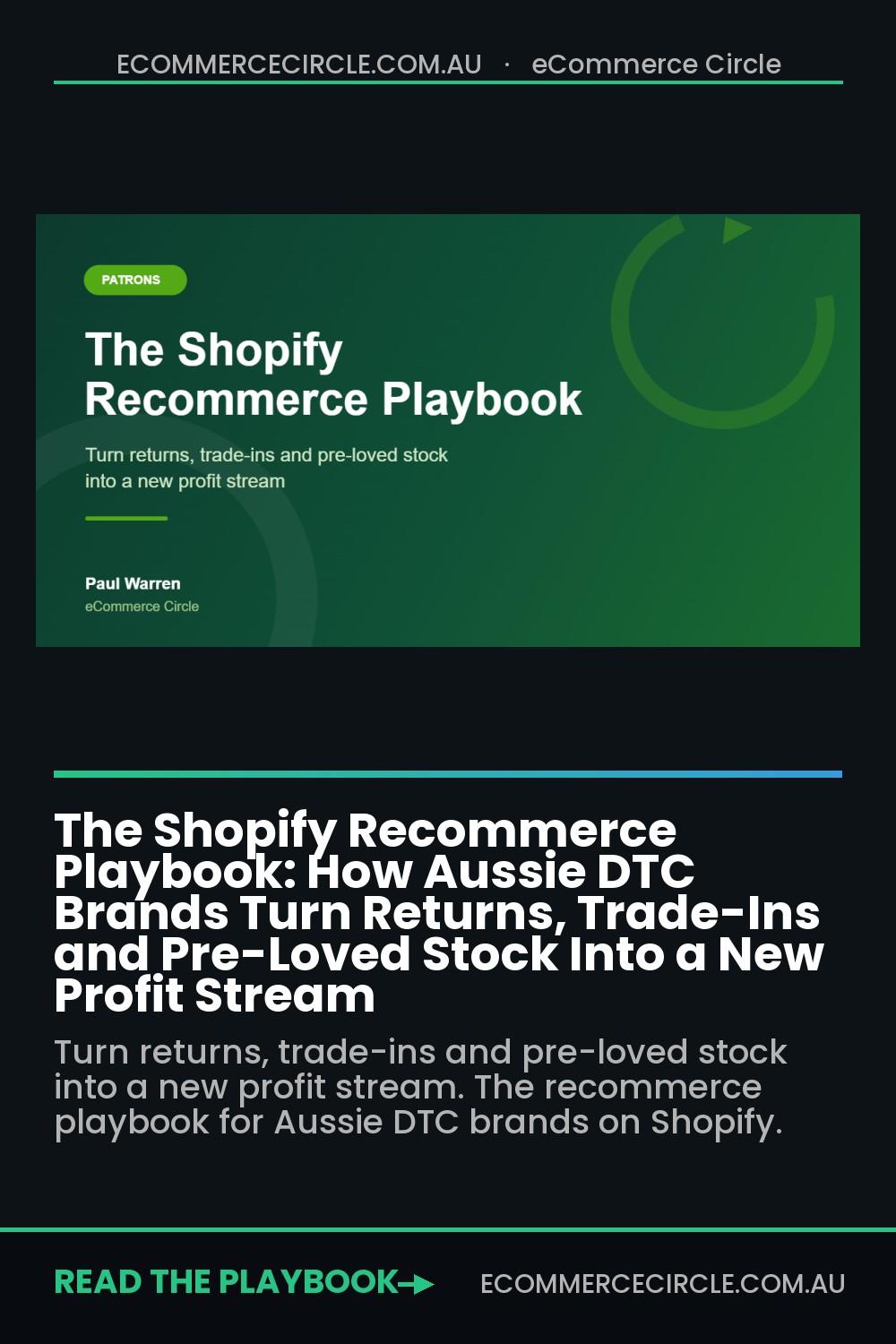 The Shopify Recommerce Playbook: How Aussie DTC Brands Turn Returns, Trade-Ins and Pre-Loved Stock Into a New Profit Stream
