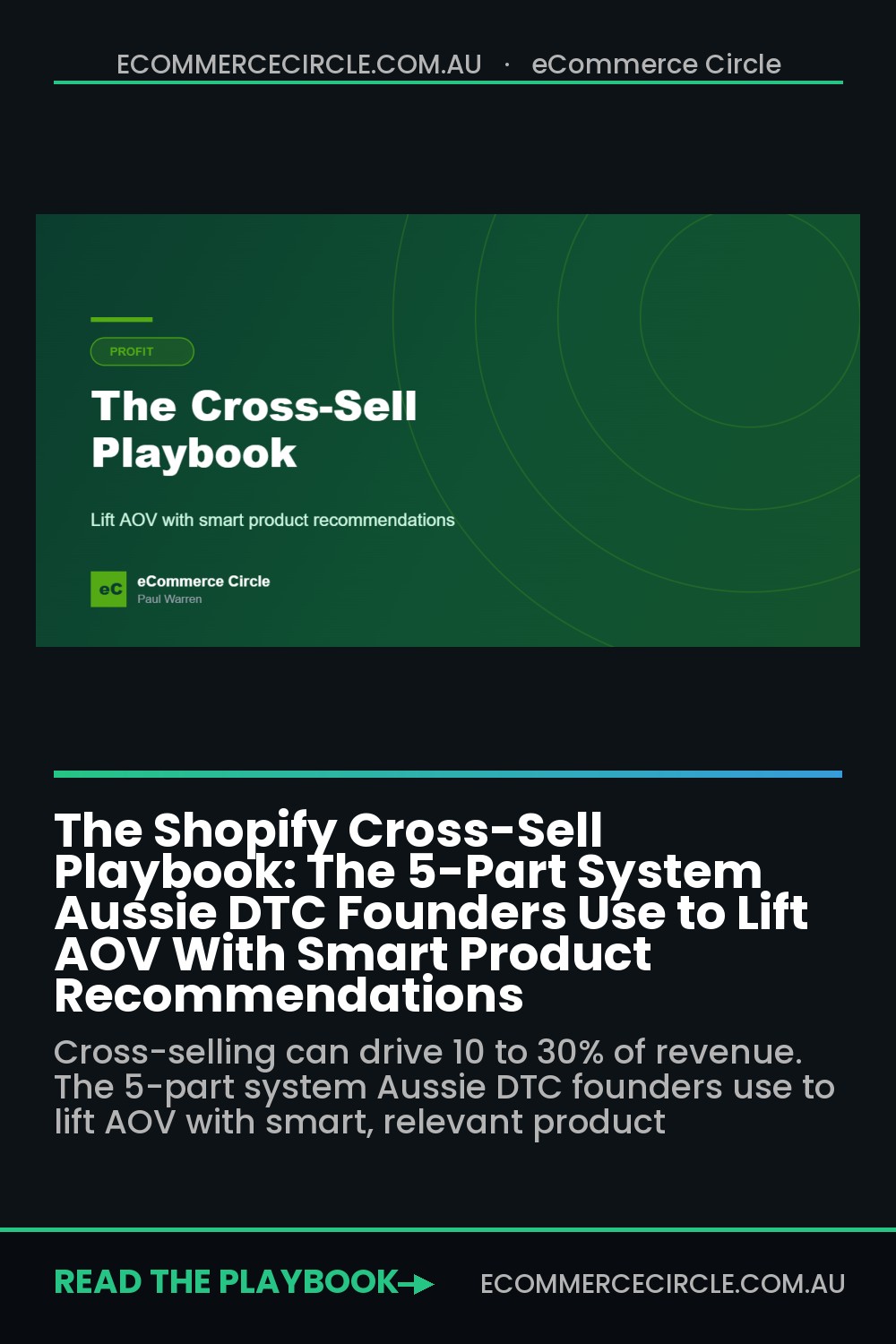 The Shopify Cross-Sell Playbook: The 5-Part System Aussie DTC Founders Use to Lift AOV With Smart Product Recommendations