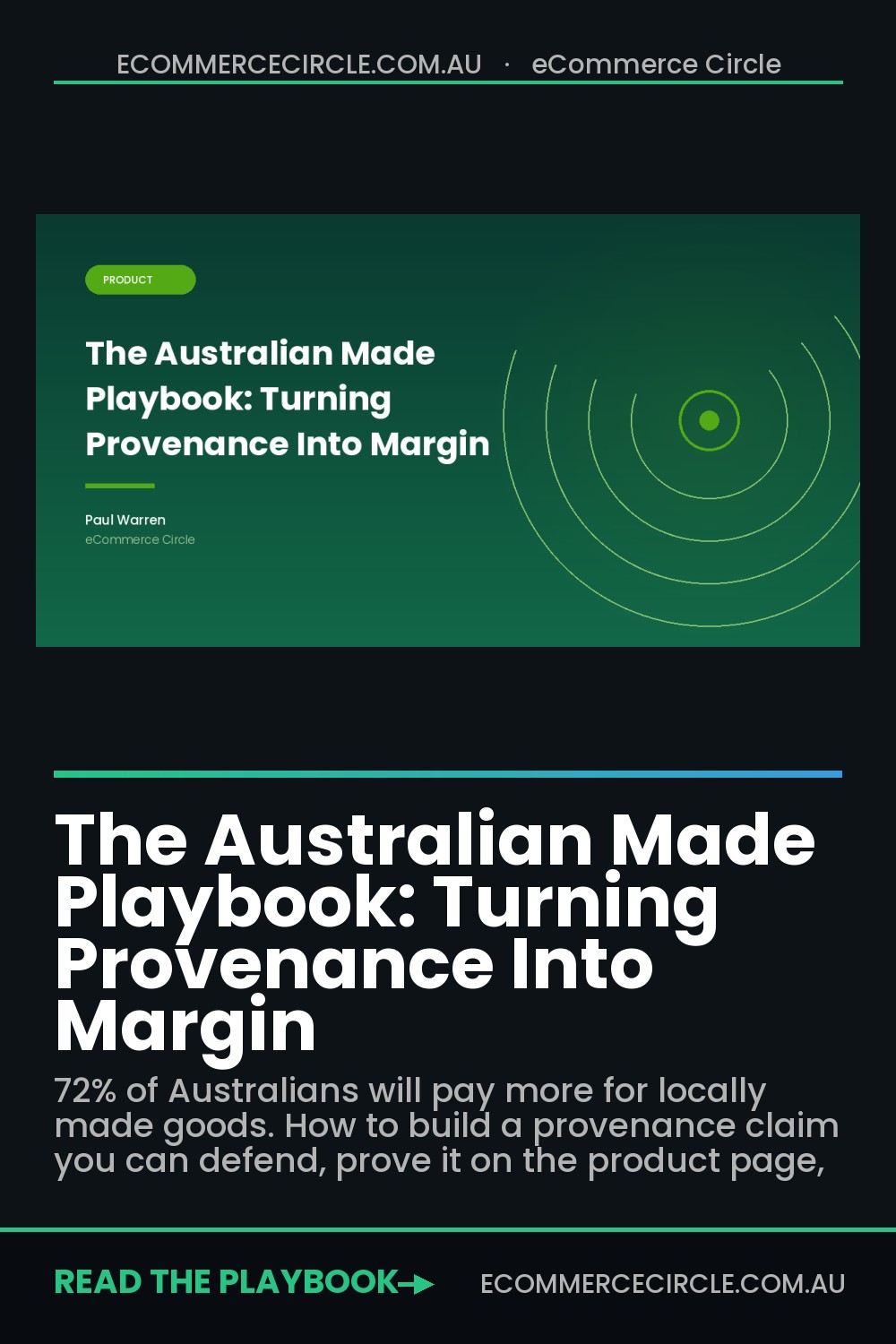The Australian Made Playbook: Turning Provenance Into Margin