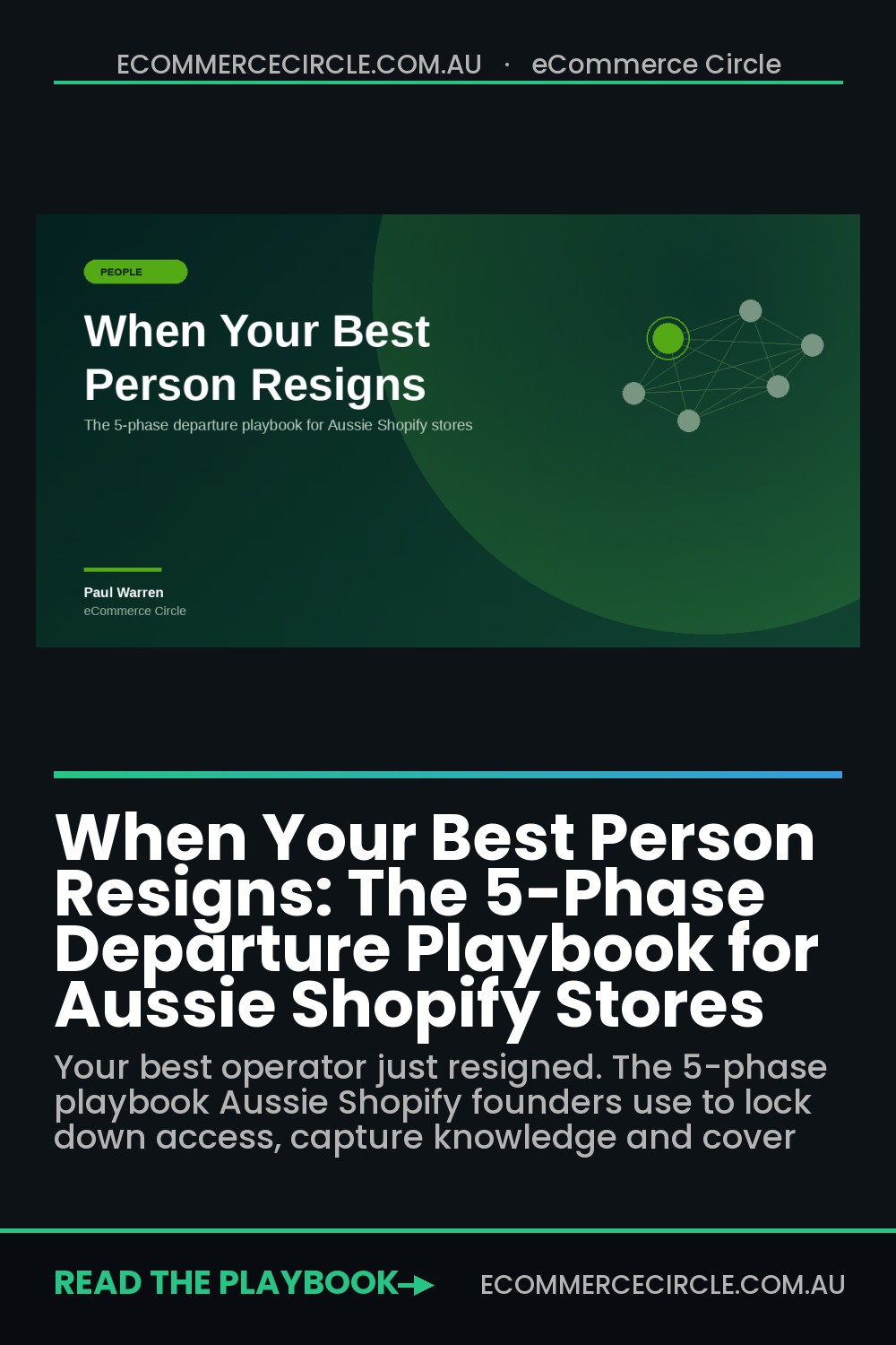 When Your Best Person Resigns: The 5-Phase Departure Playbook for Aussie Shopify Stores