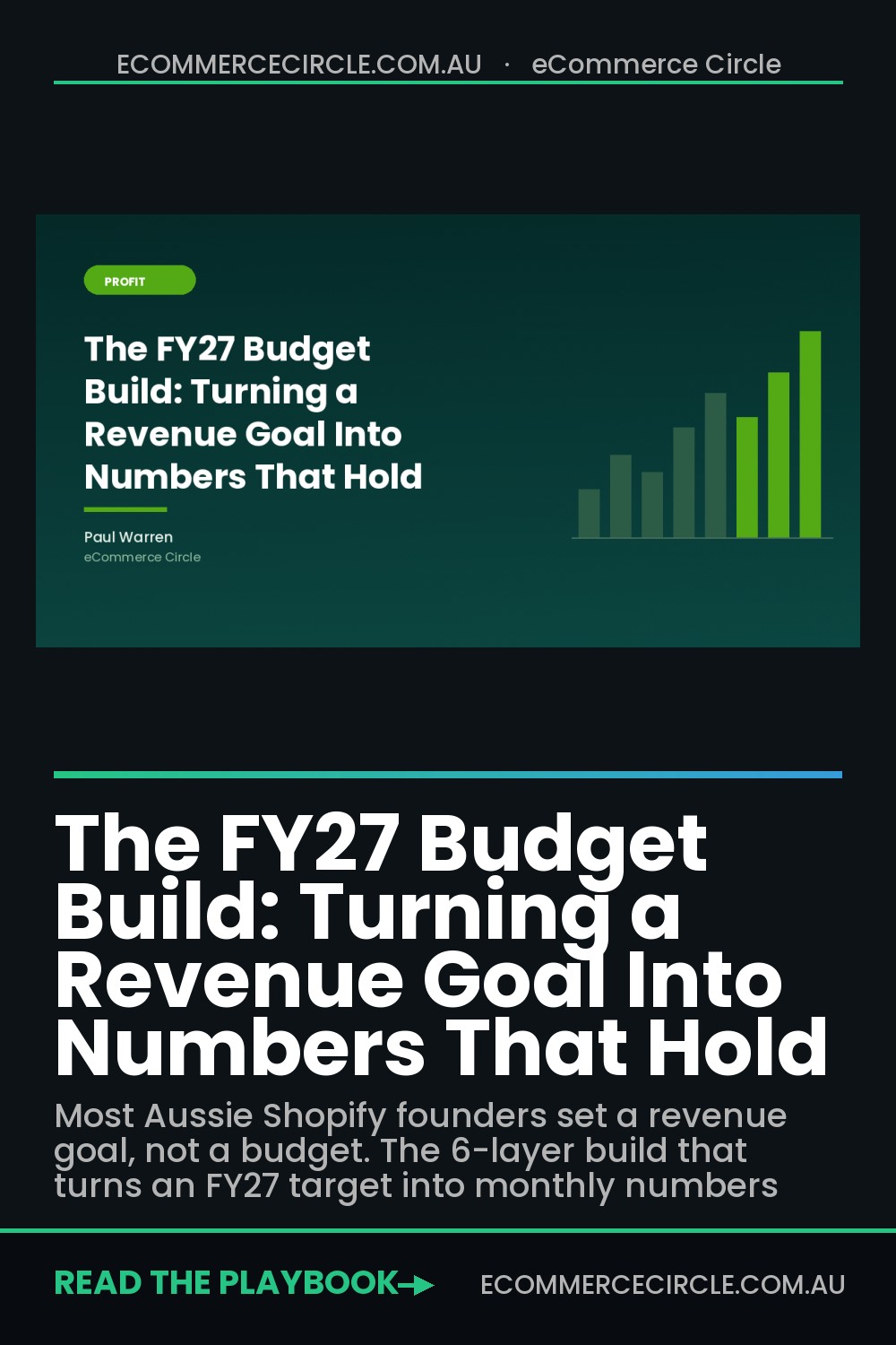 The FY27 Budget Build: Turning a Revenue Goal Into Numbers That Hold