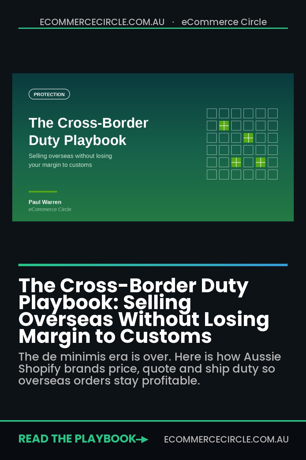The Cross-Border Duty Playbook: Selling Overseas Without Losing Margin to Customs