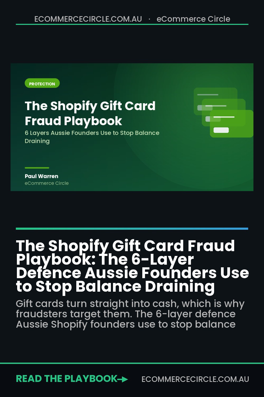 The Shopify Gift Card Fraud Playbook: The 6-Layer Defence Aussie Founders Use to Stop Balance Draining