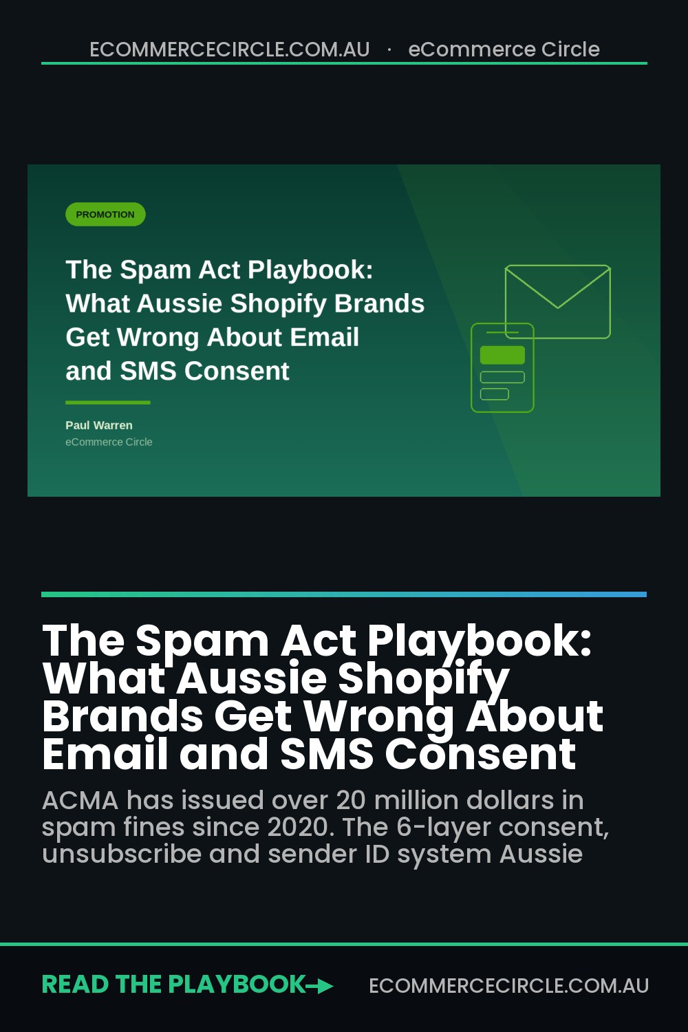 The Spam Act Playbook: What Aussie Shopify Brands Get Wrong About Email and SMS Consent