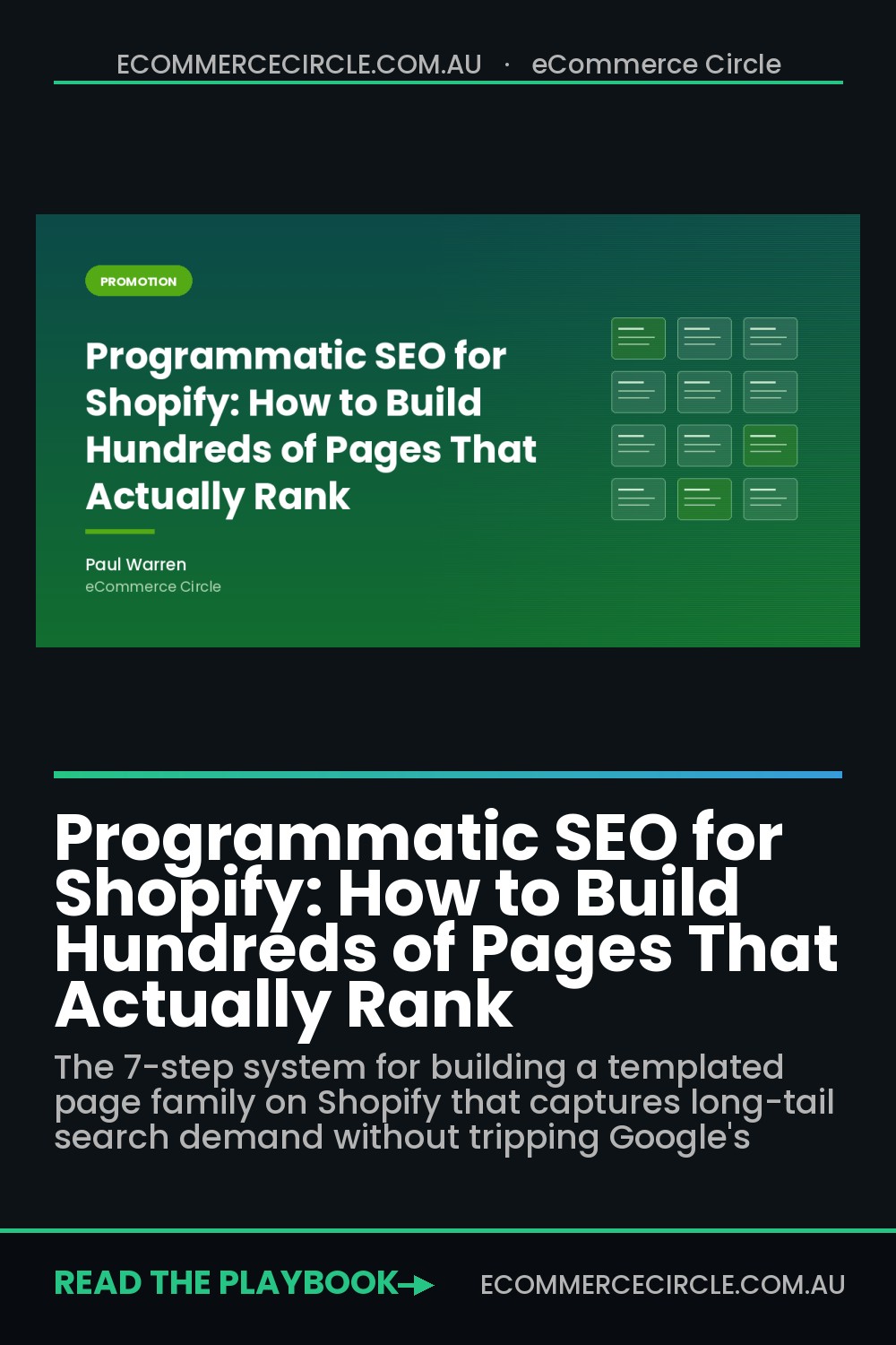 Programmatic SEO for Shopify: How to Build Hundreds of Pages That Actually Rank