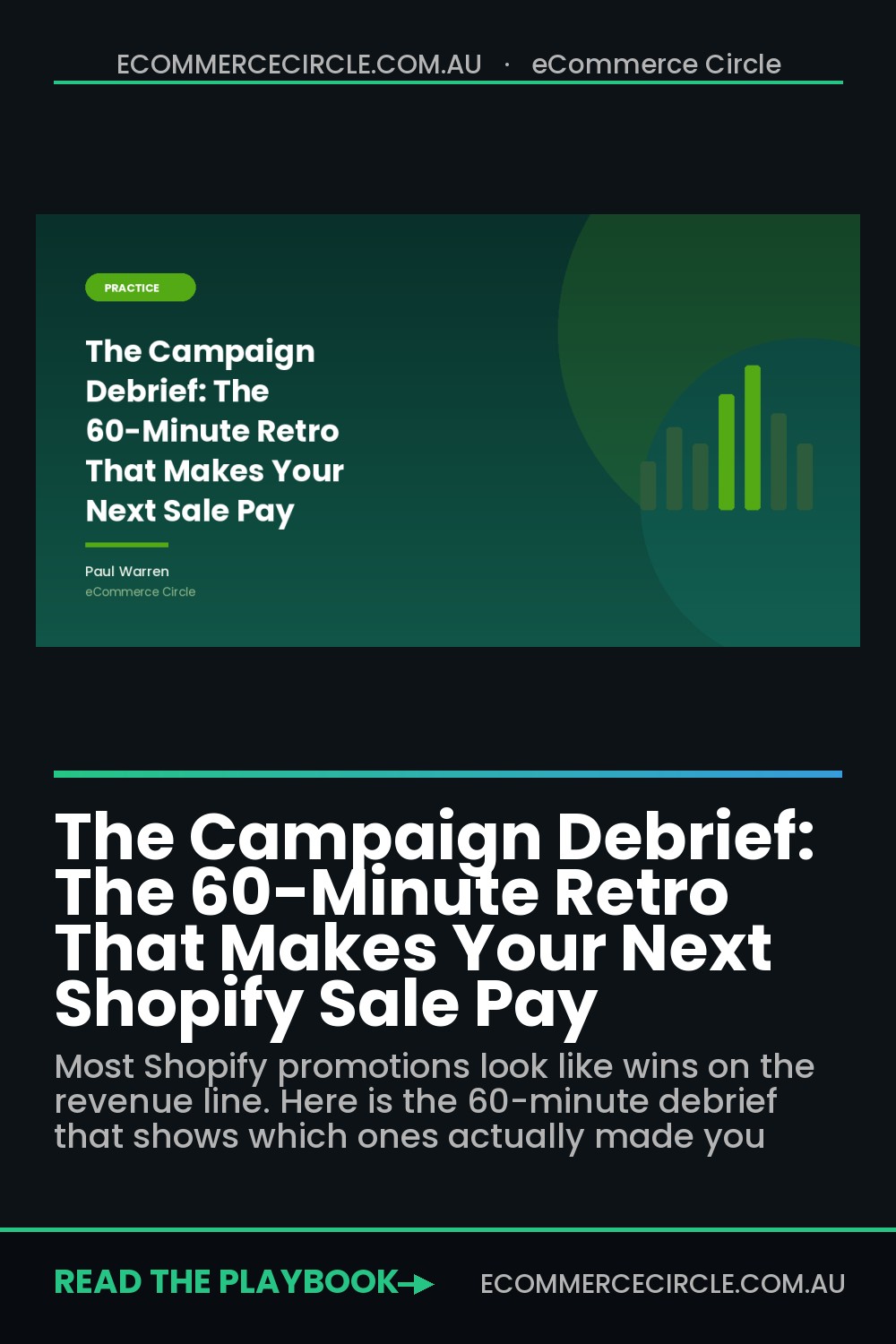 The Campaign Debrief: The 60-Minute Retro That Makes Your Next Shopify Sale Pay