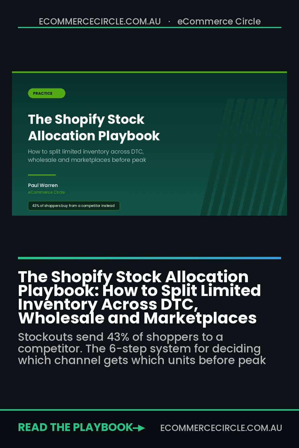 The Shopify Stock Allocation Playbook: How to Split Limited Inventory Across DTC, Wholesale and Marketplaces