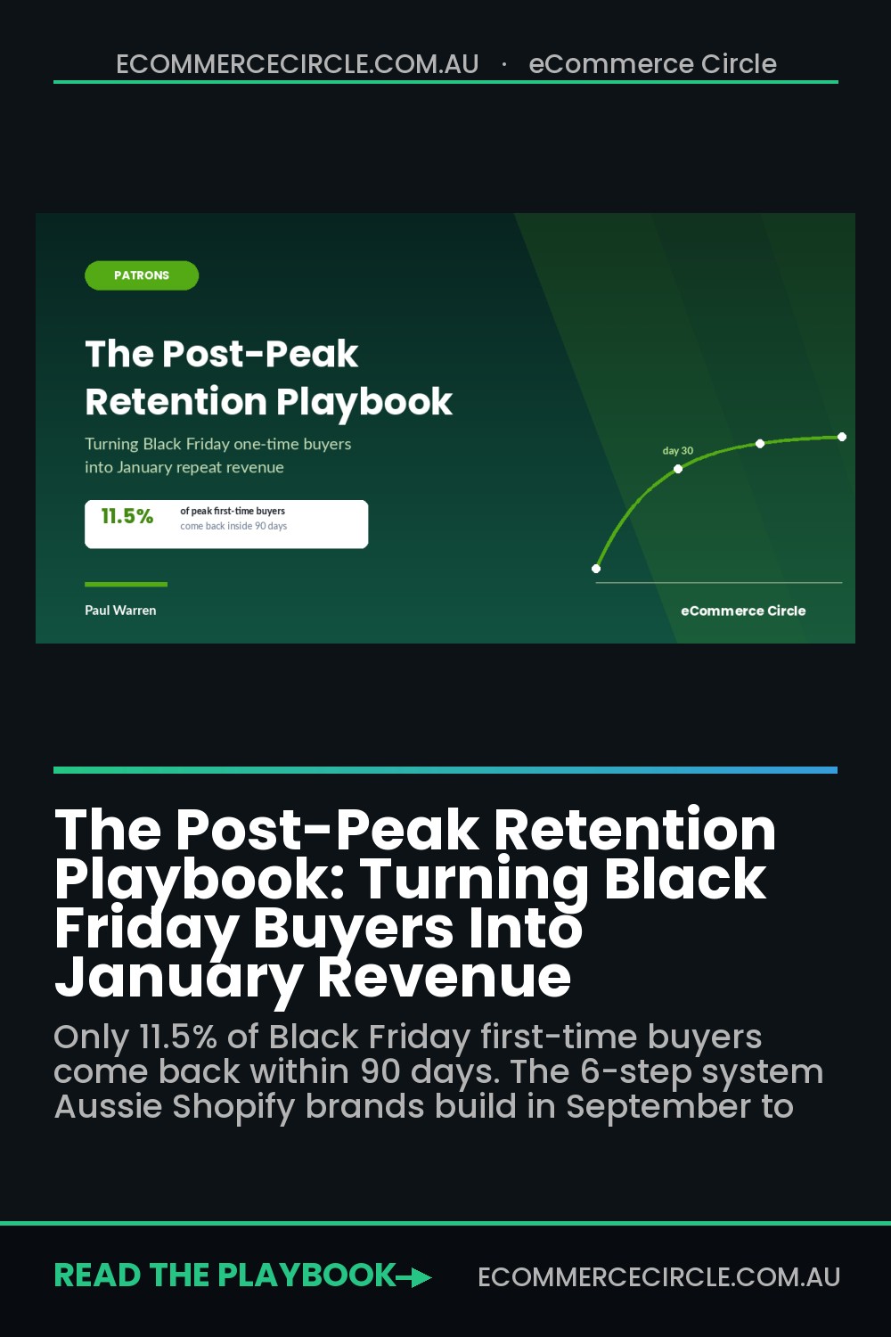 The Post-Peak Retention Playbook: Turning Black Friday Buyers Into January Revenue