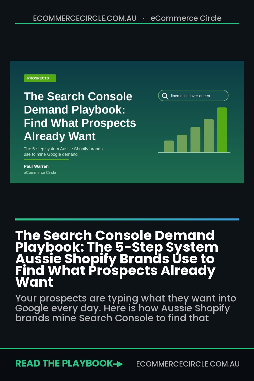 The Search Console Demand Playbook: The 5-Step System Aussie Shopify Brands Use to Find What Prospects Already Want