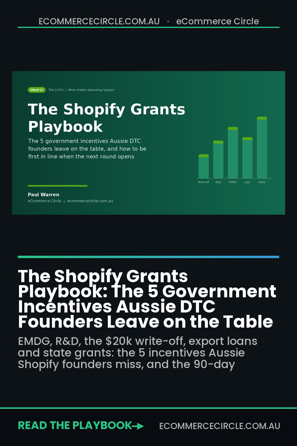 The Shopify Grants Playbook: The 5 Government Incentives Aussie DTC Founders Leave on the Table