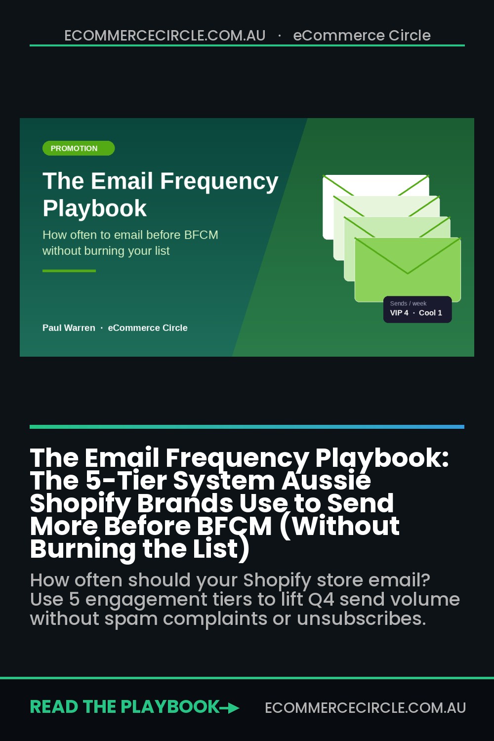 The Email Frequency Playbook: The 5-Tier System Aussie Shopify Brands Use to Send More Before BFCM (Without Burning the List)