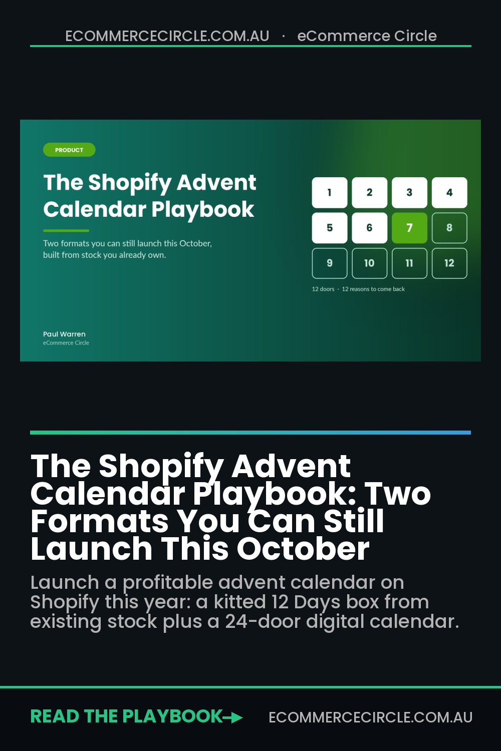 The Shopify Advent Calendar Playbook: Two Formats You Can Still Launch This October