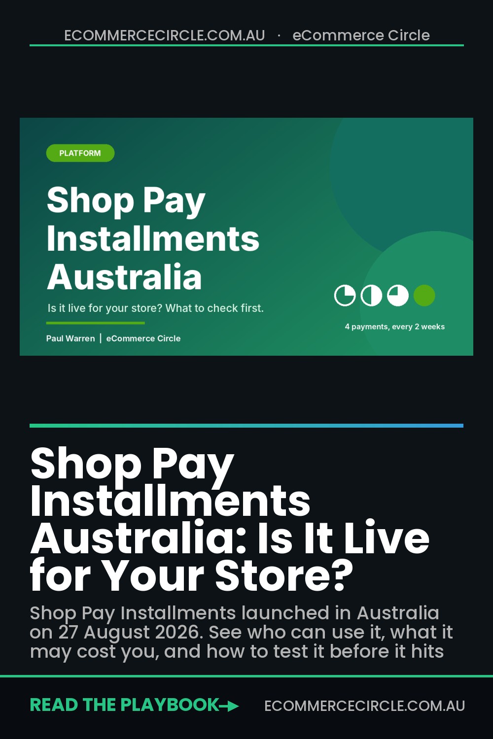 Shop Pay Installments Australia: Is It Live for Your Store?