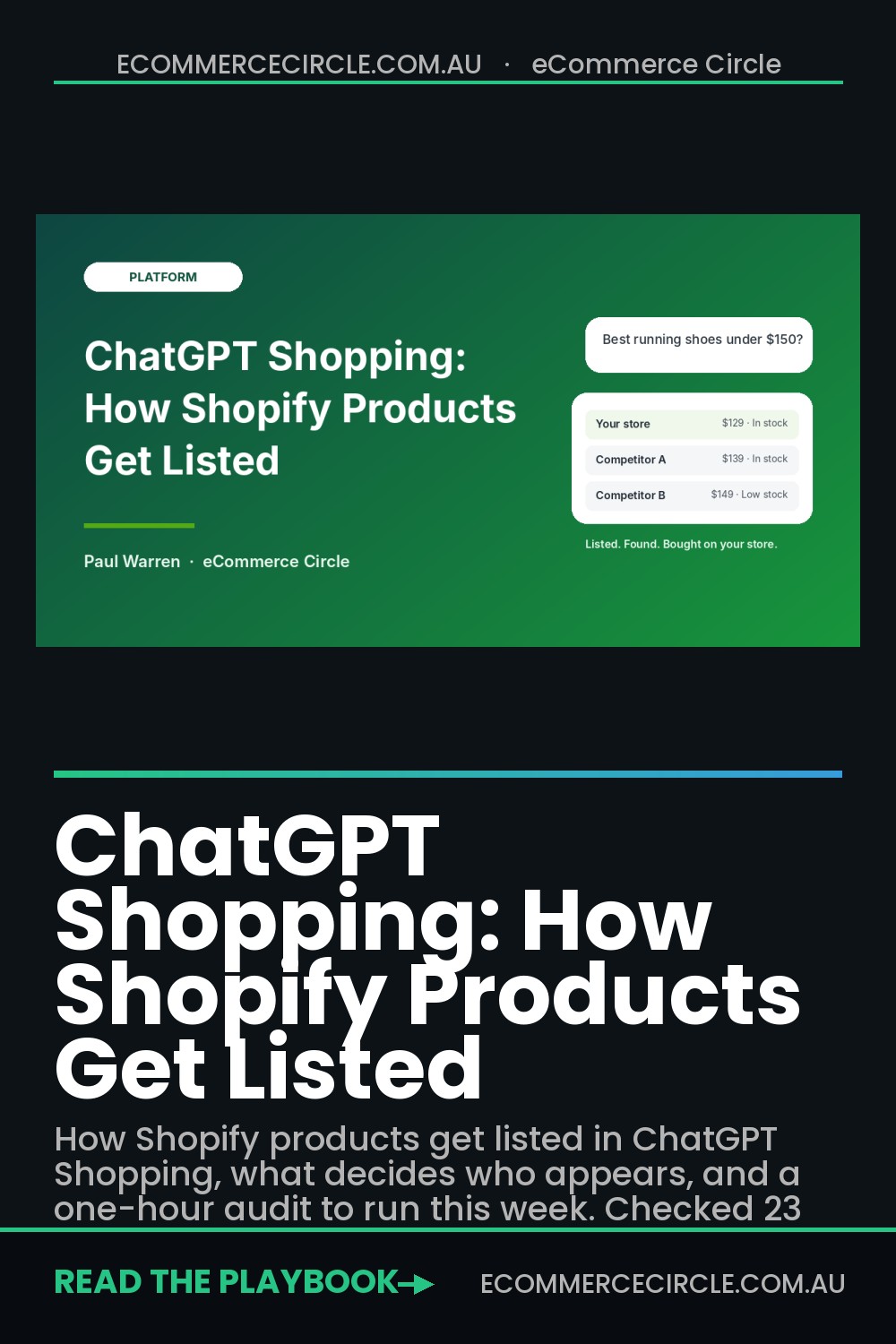 ChatGPT Shopping: How Shopify Products Get Listed